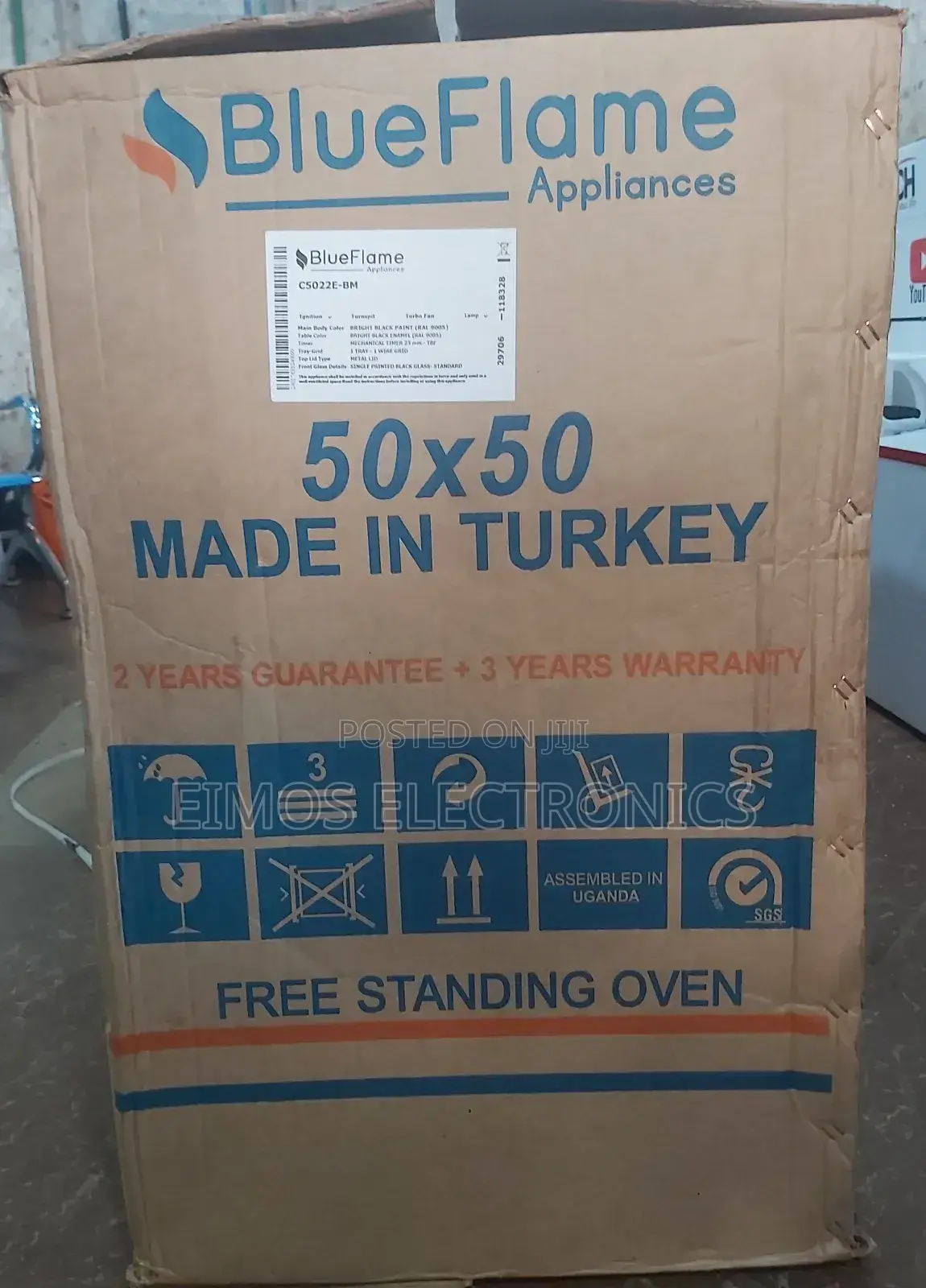 50*50 Blue Frame Gas Cooker