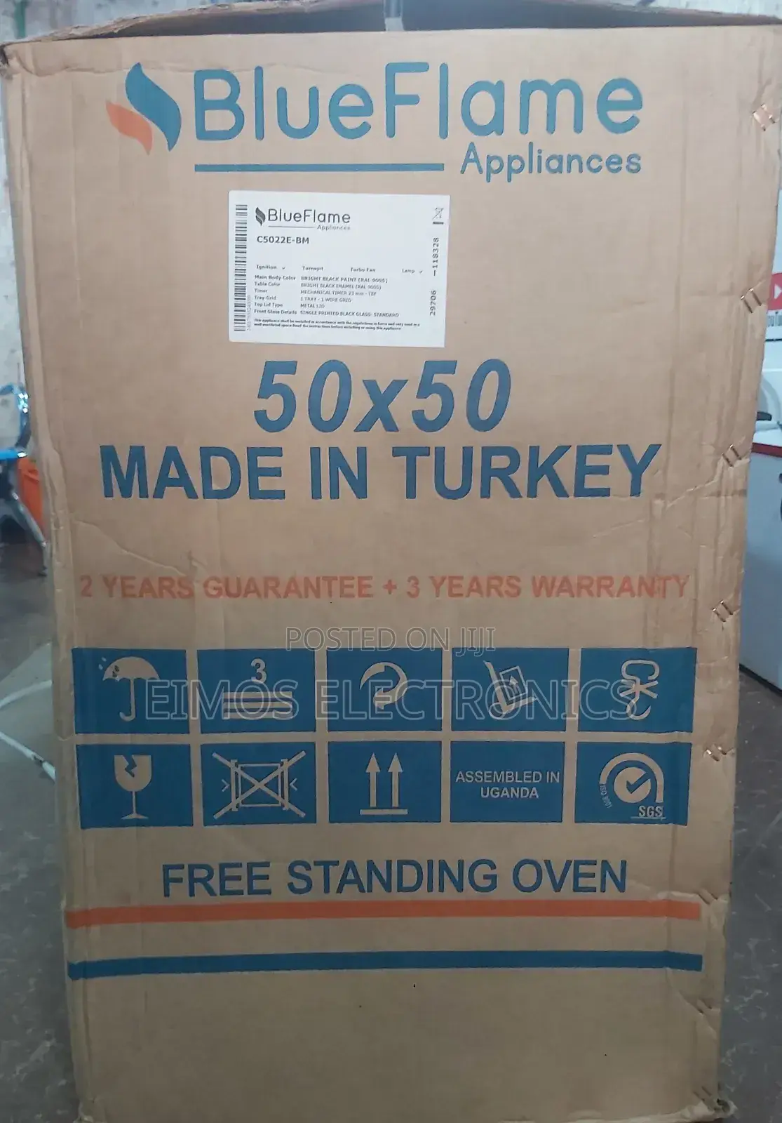 50*50 Blue Frame Gas Cooker