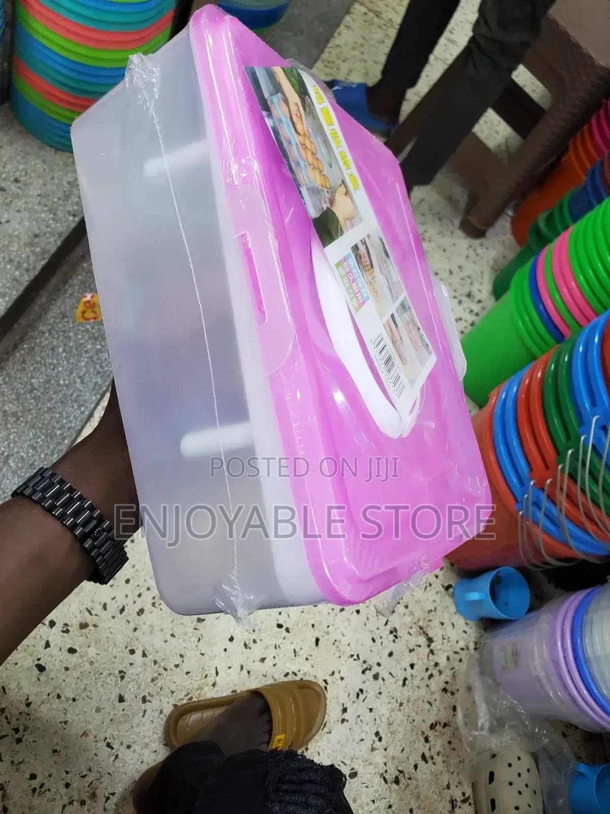 Plastic Kitchen Egg Box Holder