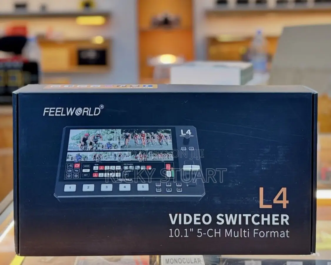 FEELWORLD L4 HDMI 1x SDI Input Switcher—10.1 Inch Monitor