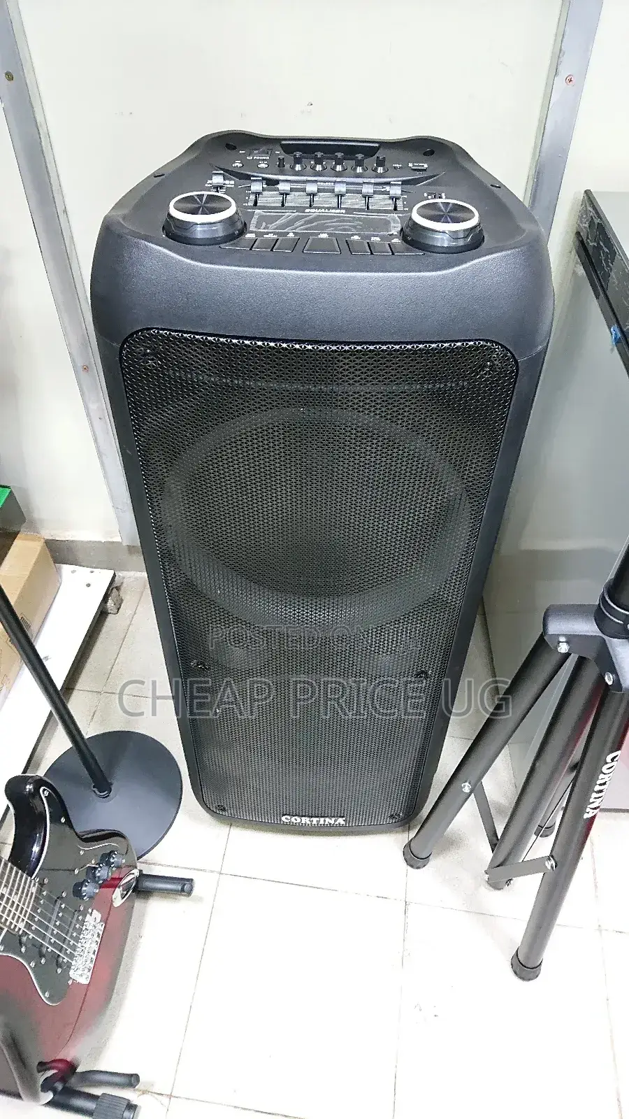 12 Inches Cortina Dual Speaker With 2 Microphones