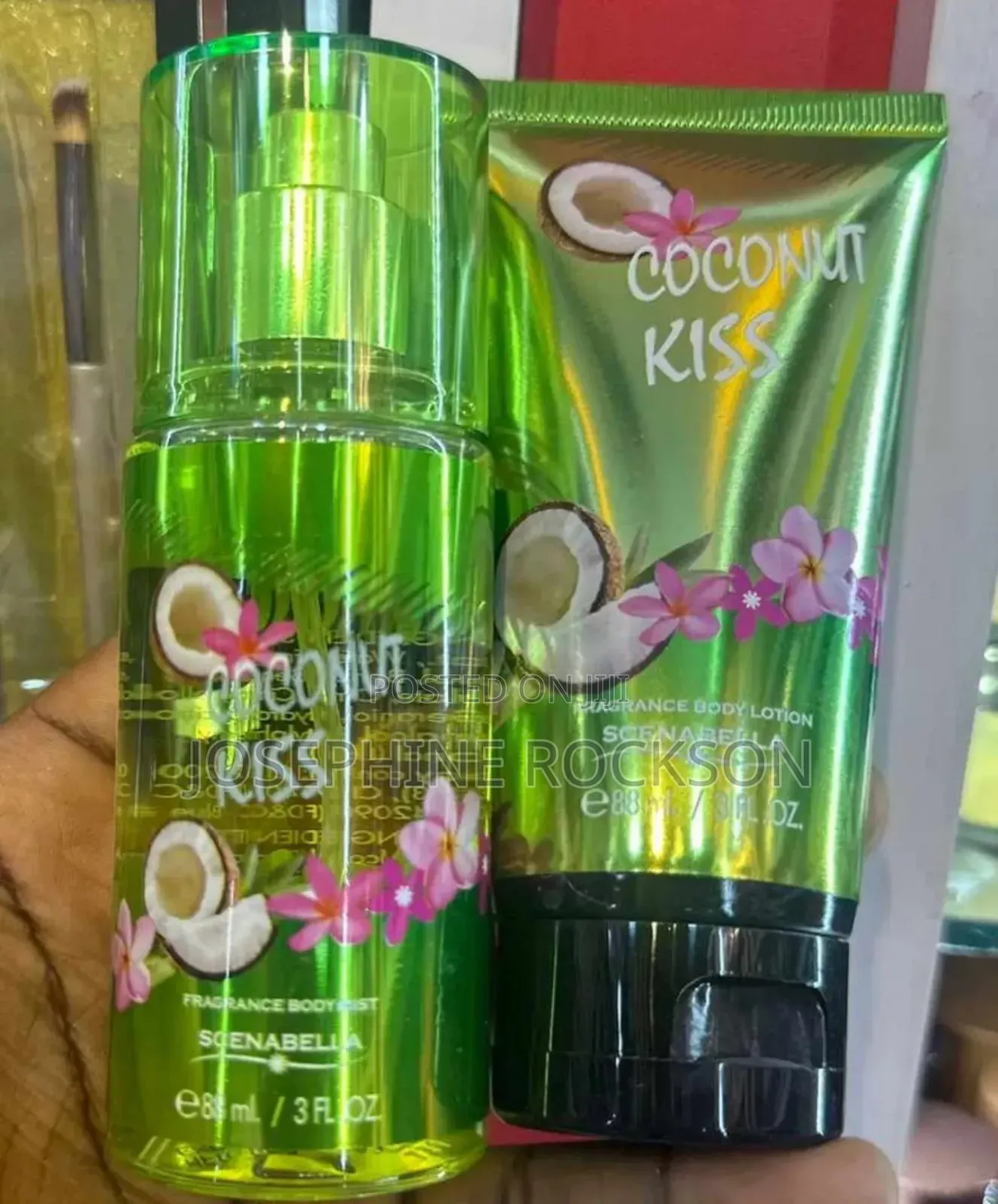 Coconut Kiss Fragrance Lotion and Mist Perfume