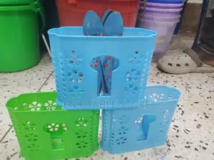 Plastic Spoon/Fork Holders 3pcs