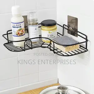 Wall Mounted Bathroom Corner Rack (Pair)
