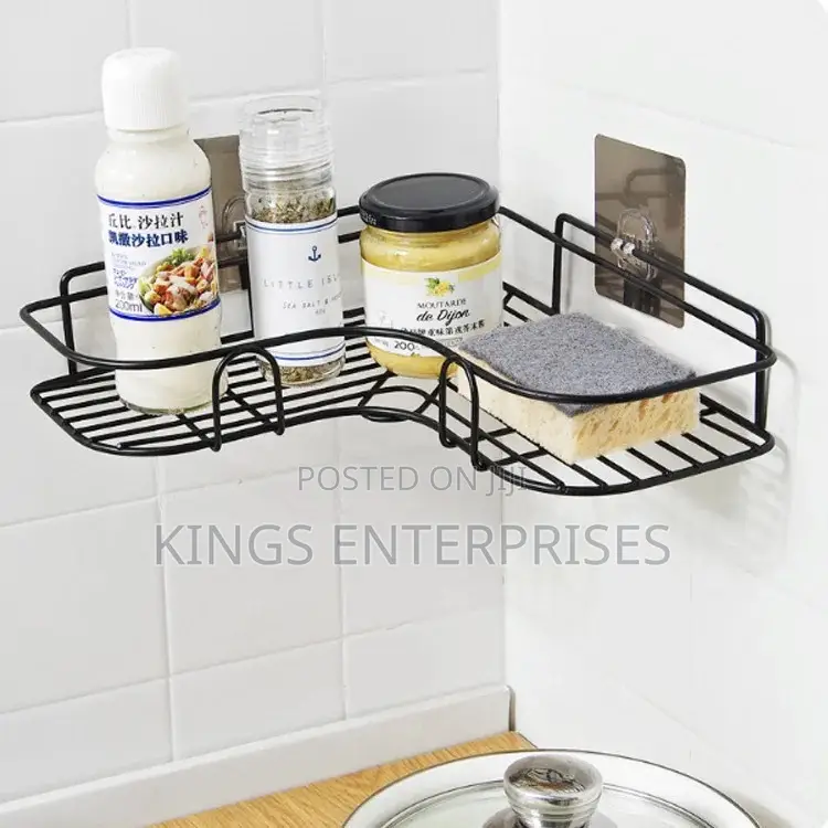 Wall Mounted Bathroom Corner Rack (Pair)