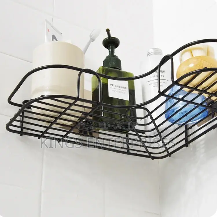Wall Mounted Bathroom Corner Rack (Pair)