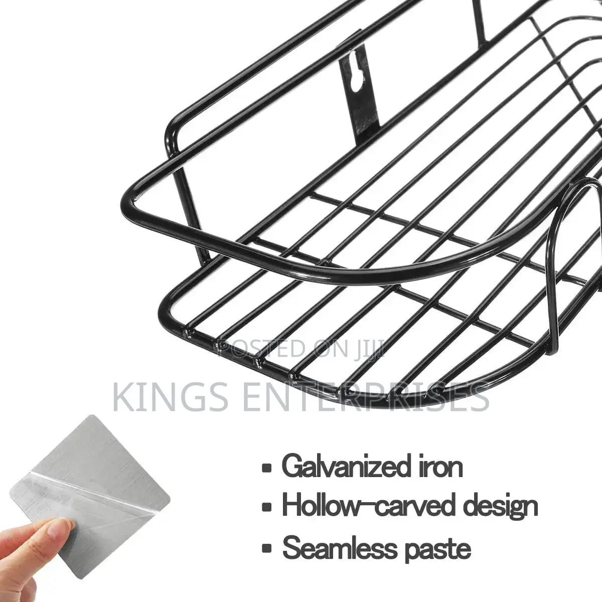 Wall Mounted Bathroom Corner Rack (Pair)