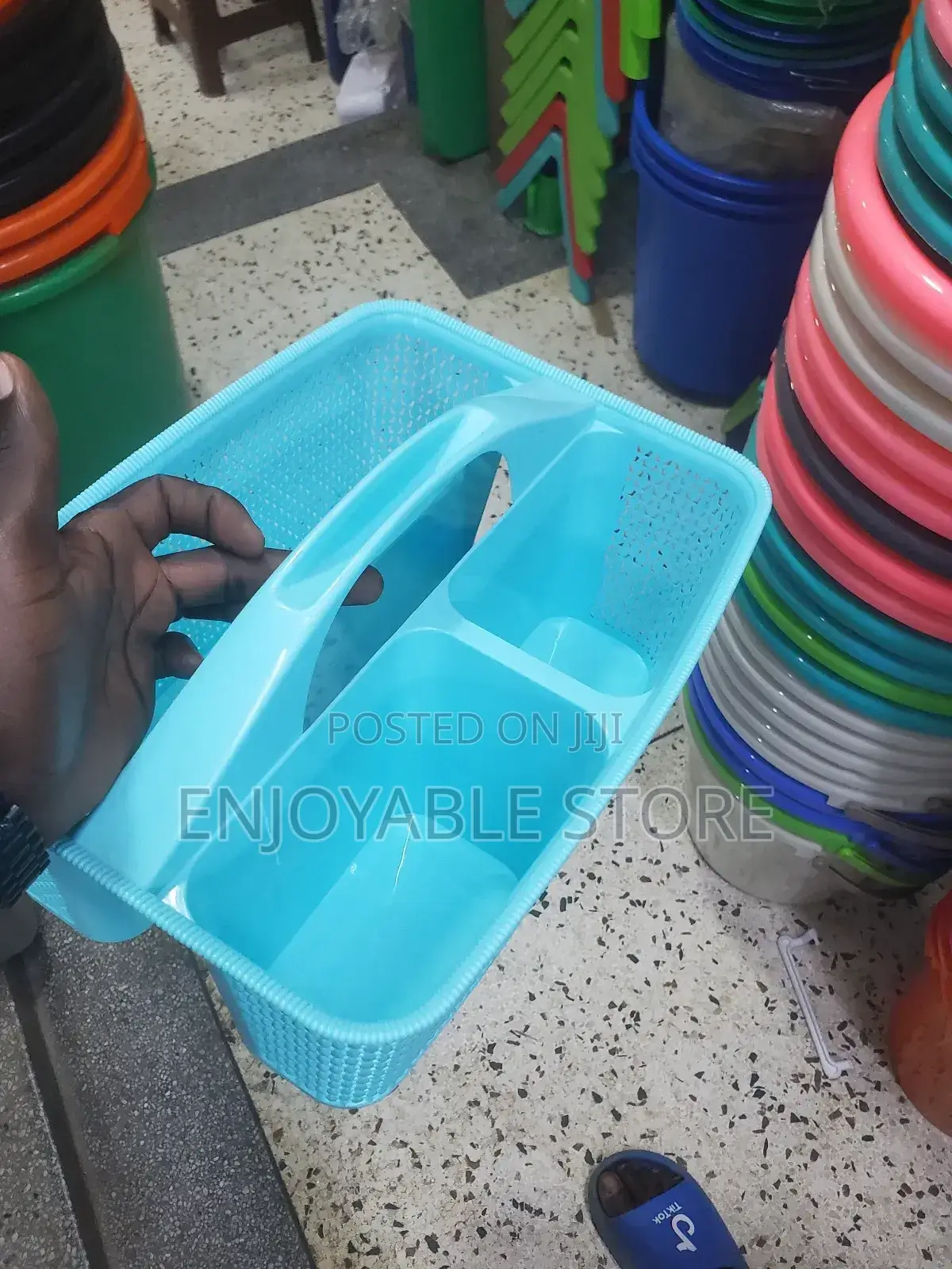 Plastic Kitchen Holder Basket