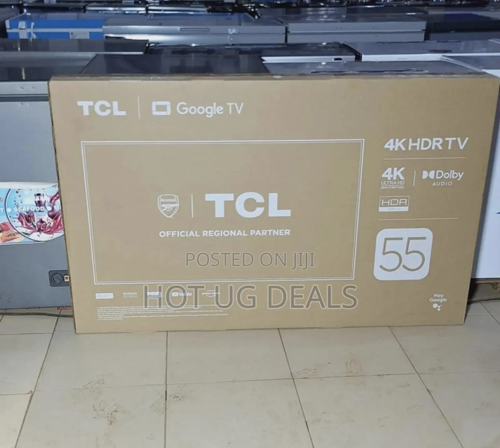 Tcl 55" Inch Uhd 4k Hdr Smart Android Google Tv With Netflix,  Youtube