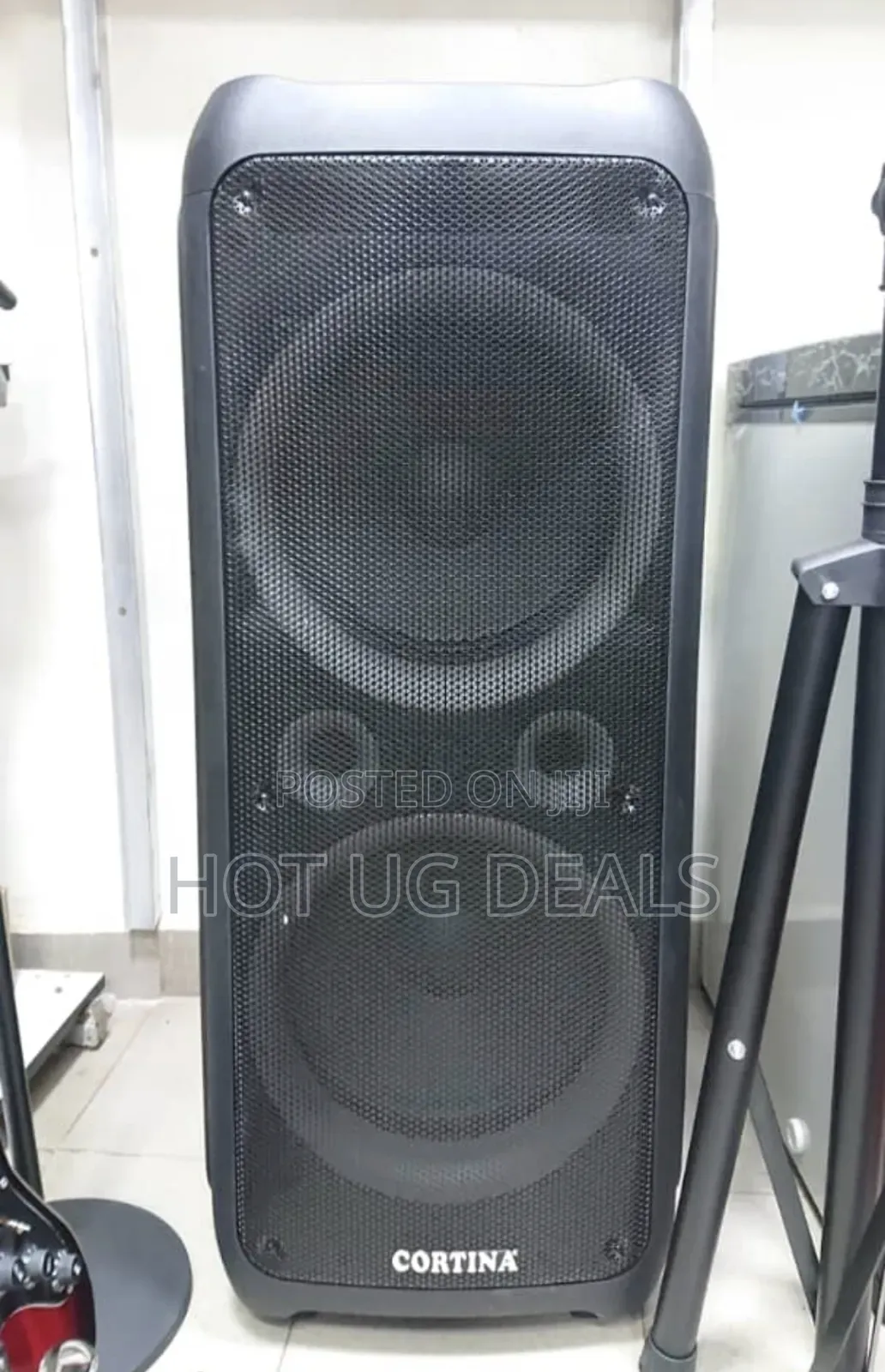 Cortina Dual 12" Inch Public Address Speaker Rechargeable