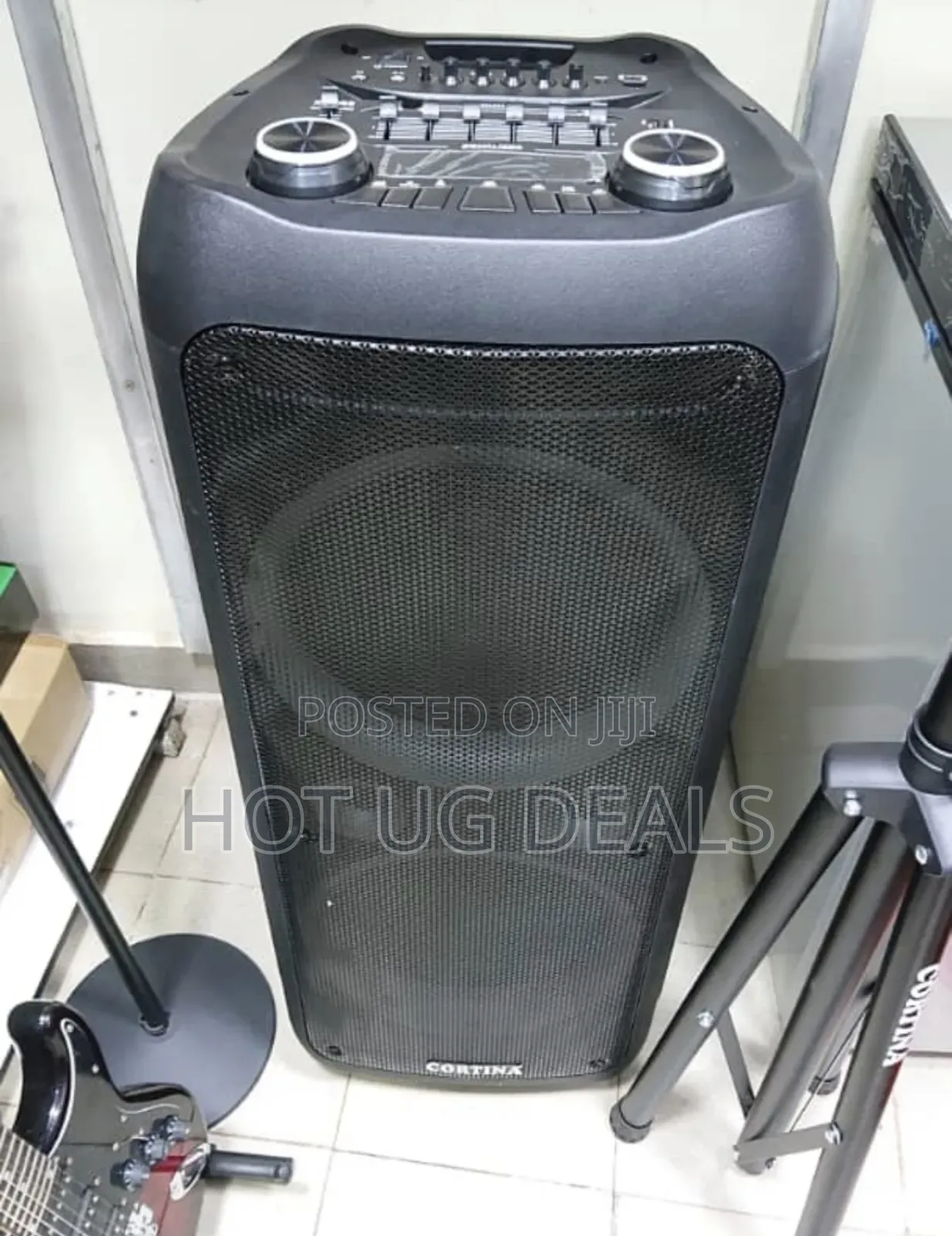 Cortina Dual 12" Inch Public Address Speaker Rechargeable