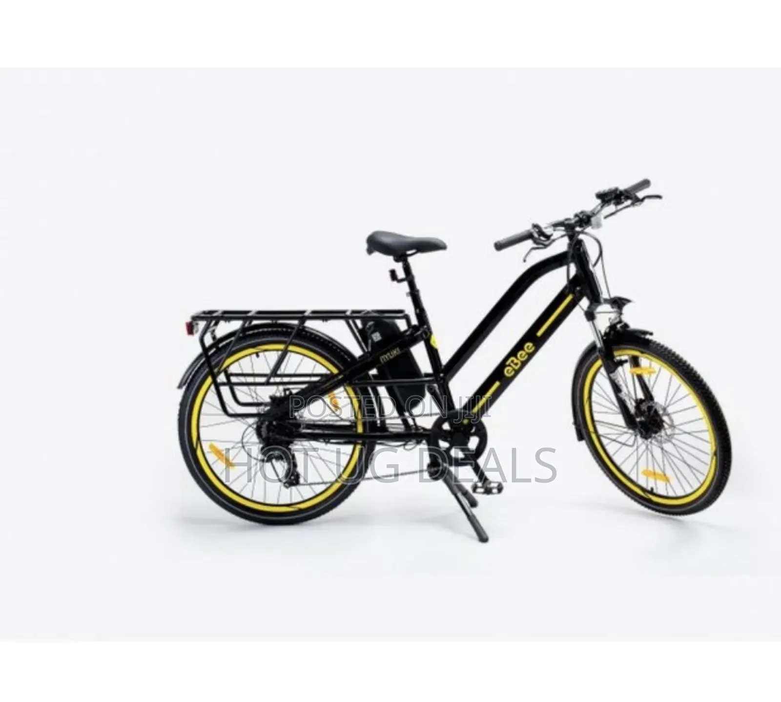 EBEE Electric Bike With Charger Rear Light Helmet Lock