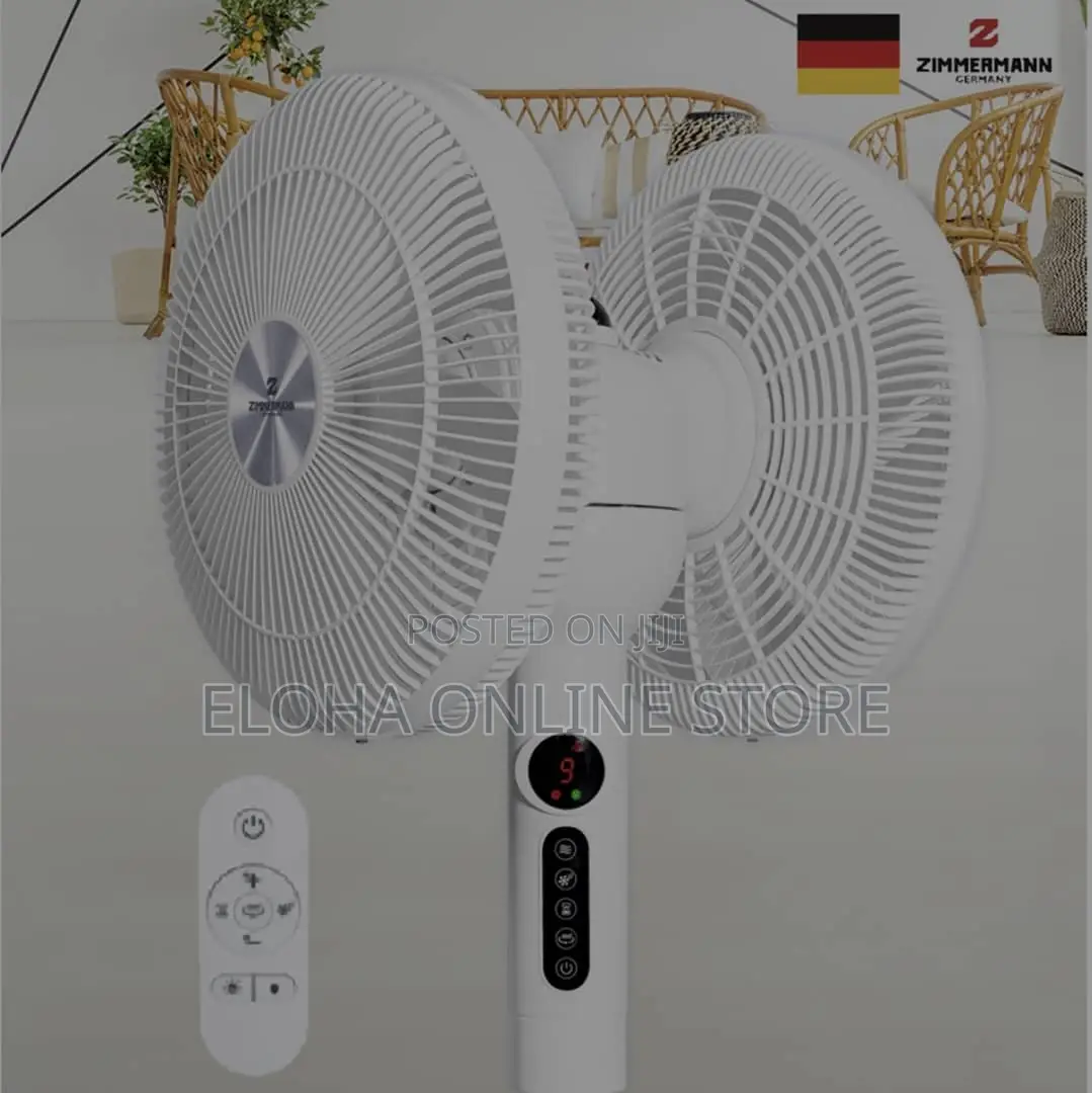New 12-Inch Heavy Duty Double Sided Rotating Fan