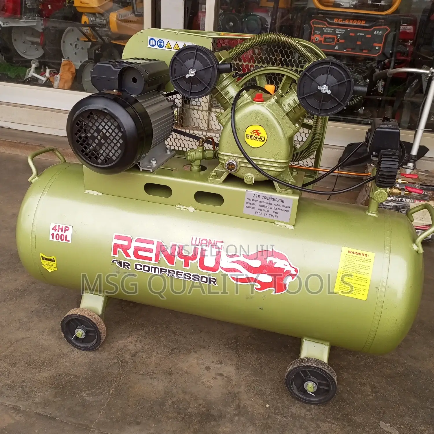 Air Compressor 100L,4hp