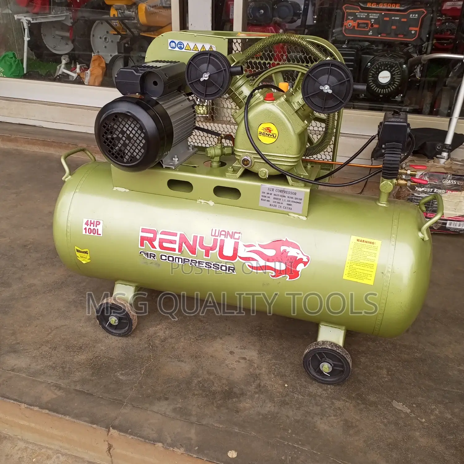 Air Compressor 100L,4hp