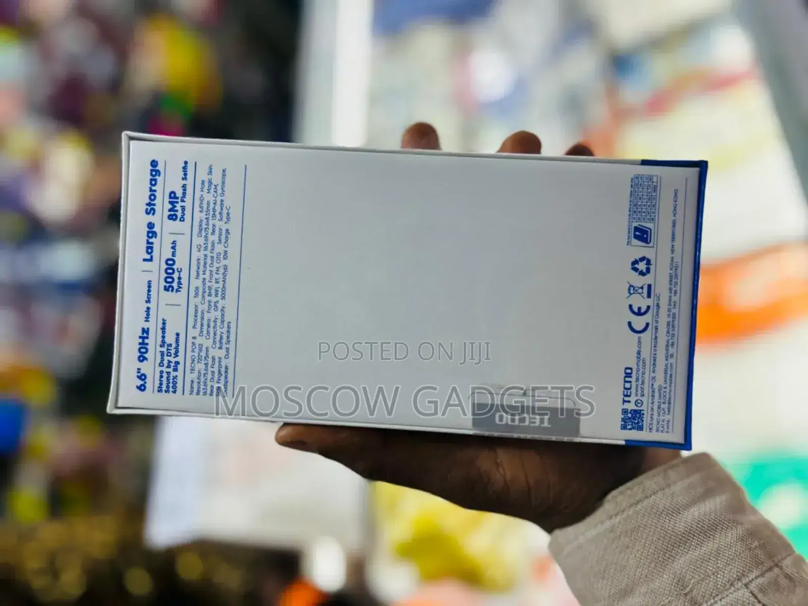 New Tecno Pop 8 64 GB Black