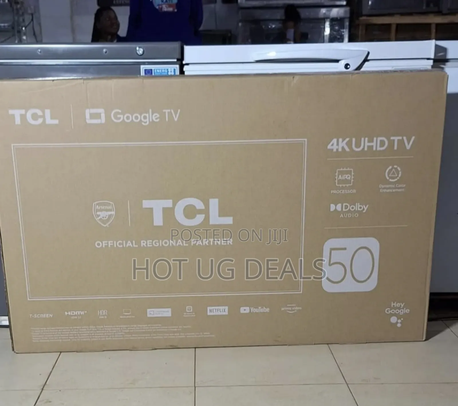 Tcl 50inch Uhd Hdr Google Tv Led-50p635 - Black