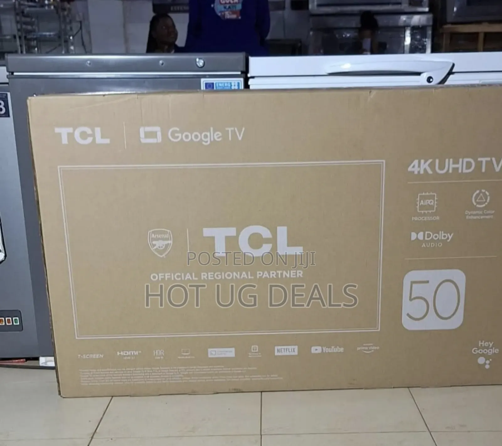Tcl 50inch Uhd Hdr Google Tv Led-50p635 - Black