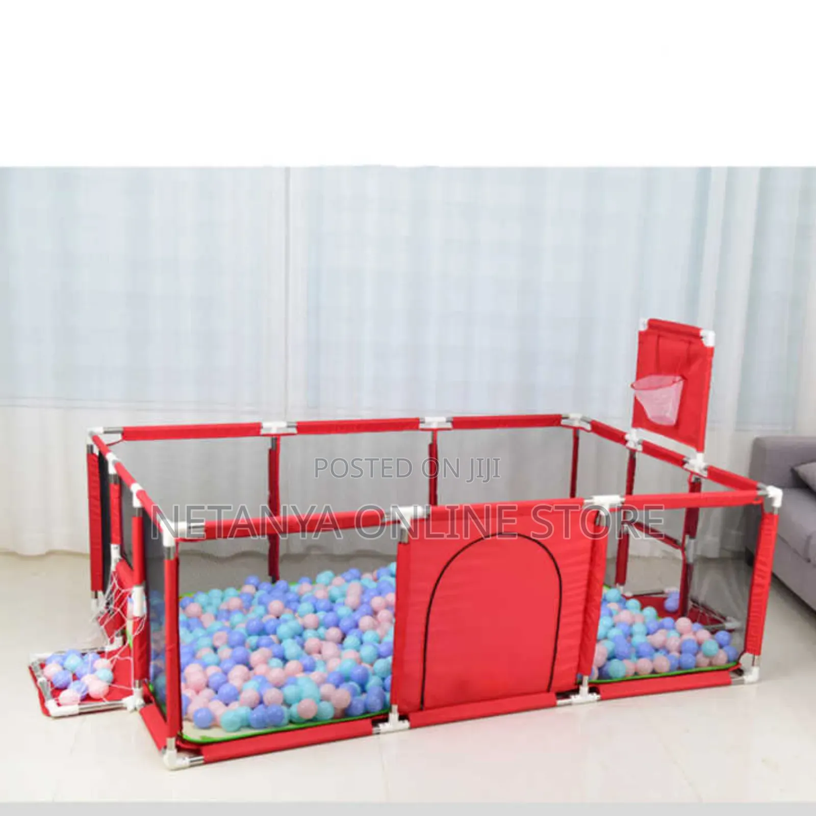 Rectangular Baby Play Pen With Balls