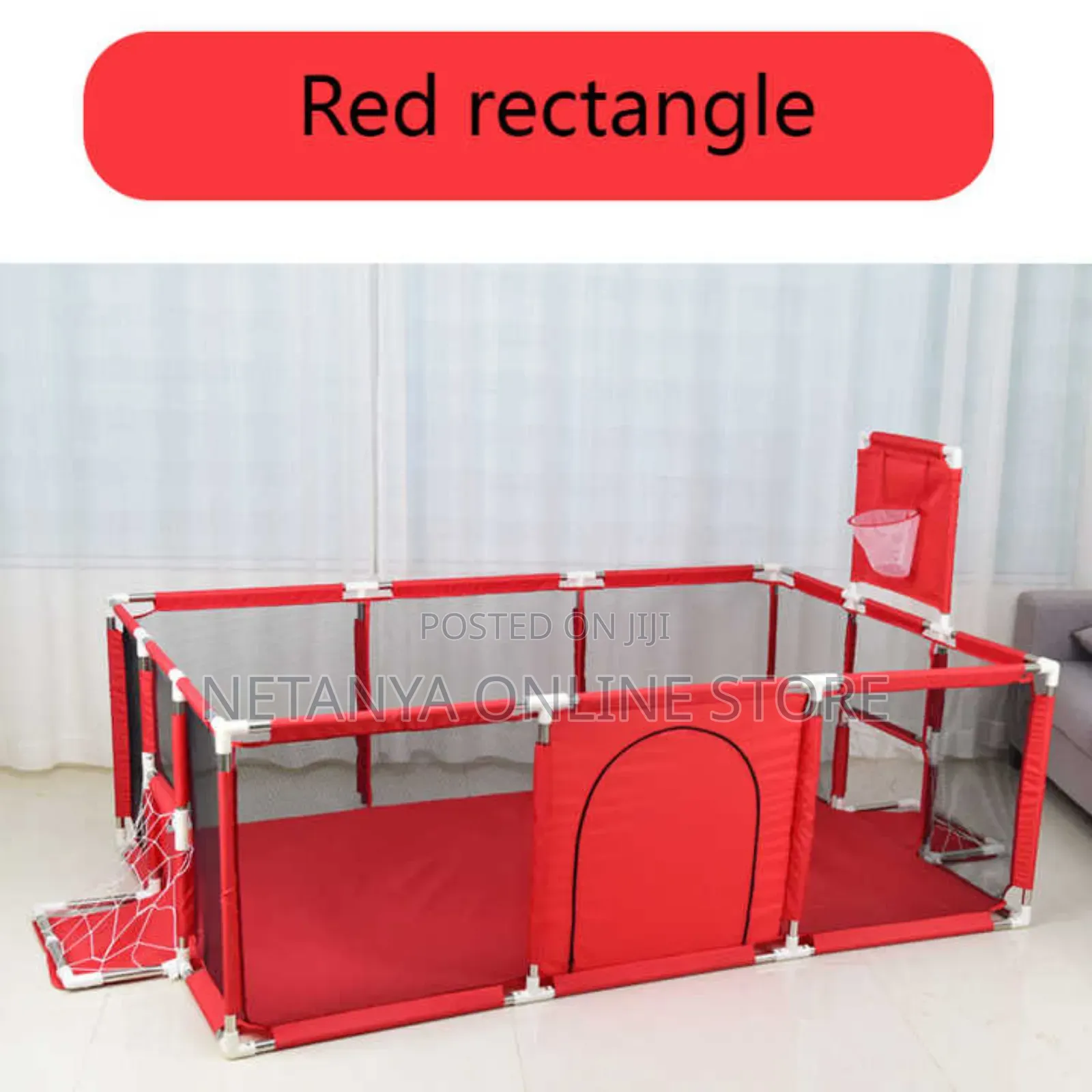 Rectangular Baby Play Pen With Balls