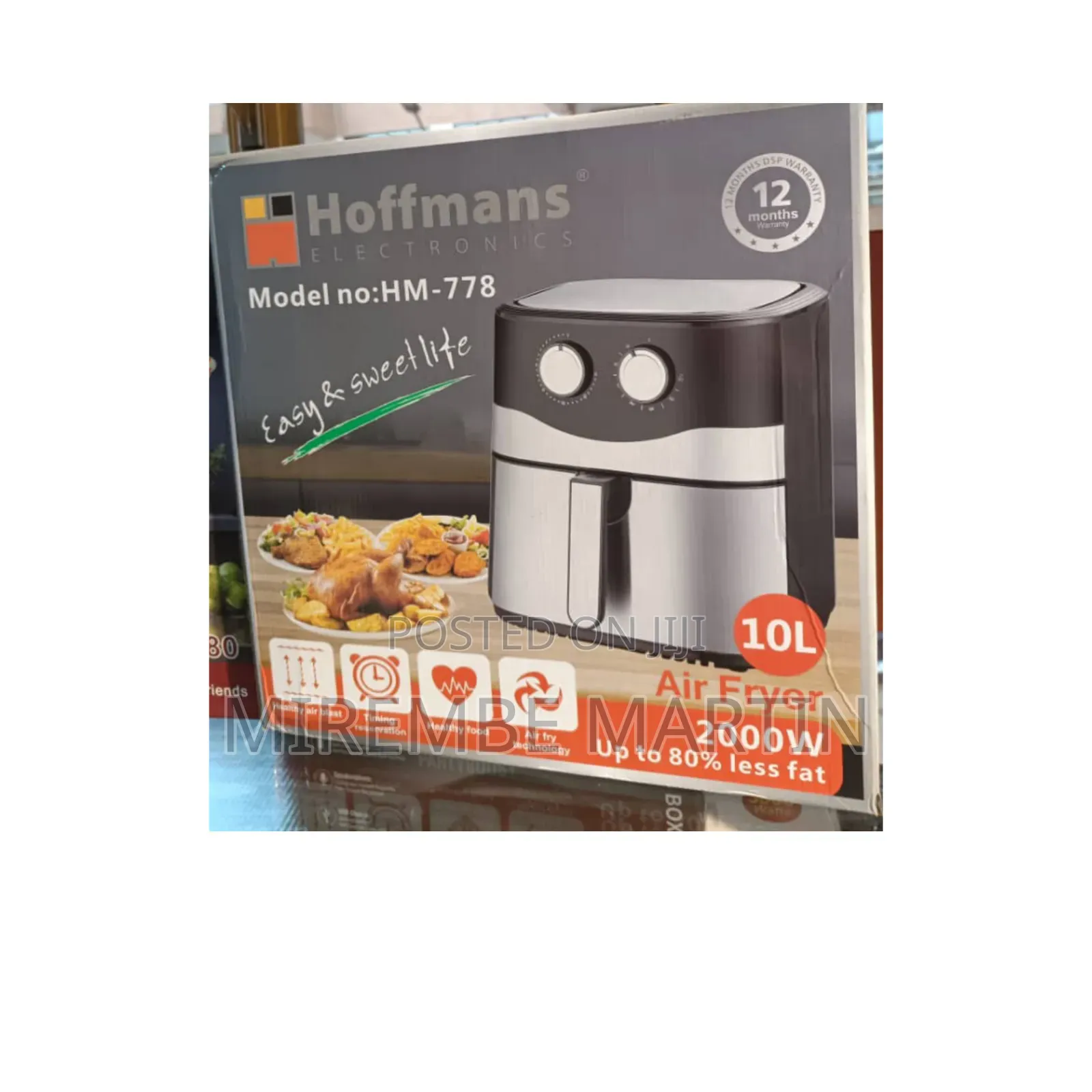 Hoffmans 10L Air Fryer.