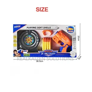 RSTOY 12 Soft Bullet Pistol Gun Color With Plastic Target