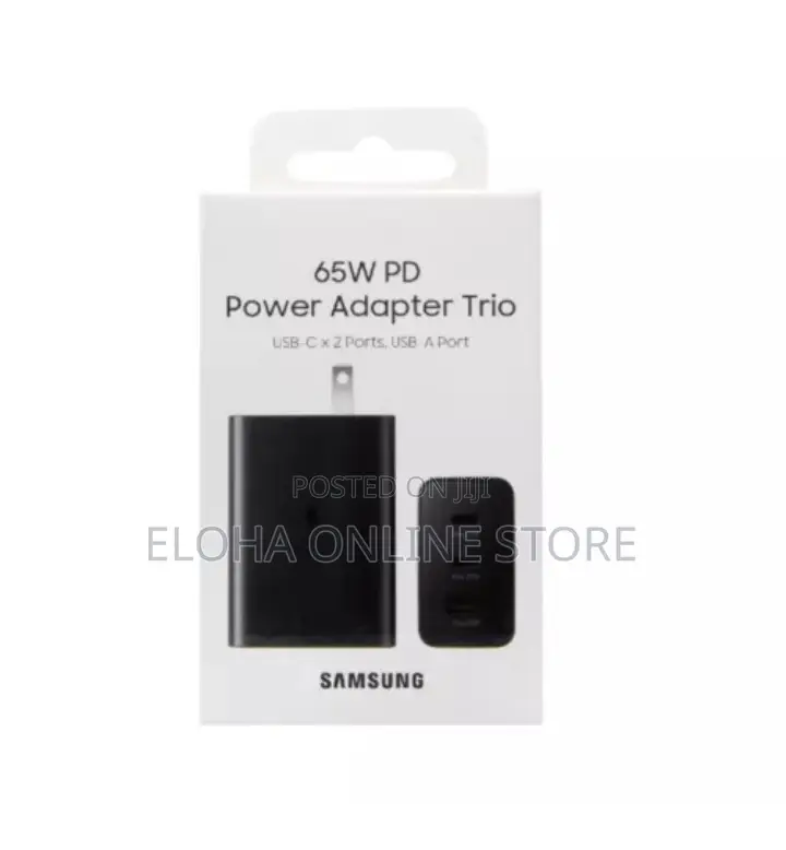 Original Samsung Official 65W PD Power Adapter Trio