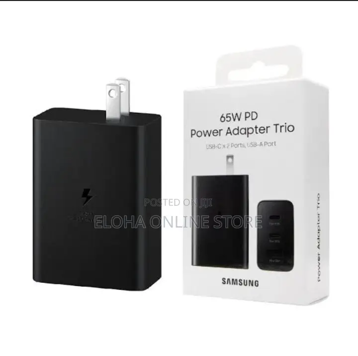 Original Samsung Official 65W PD Power Adapter Trio