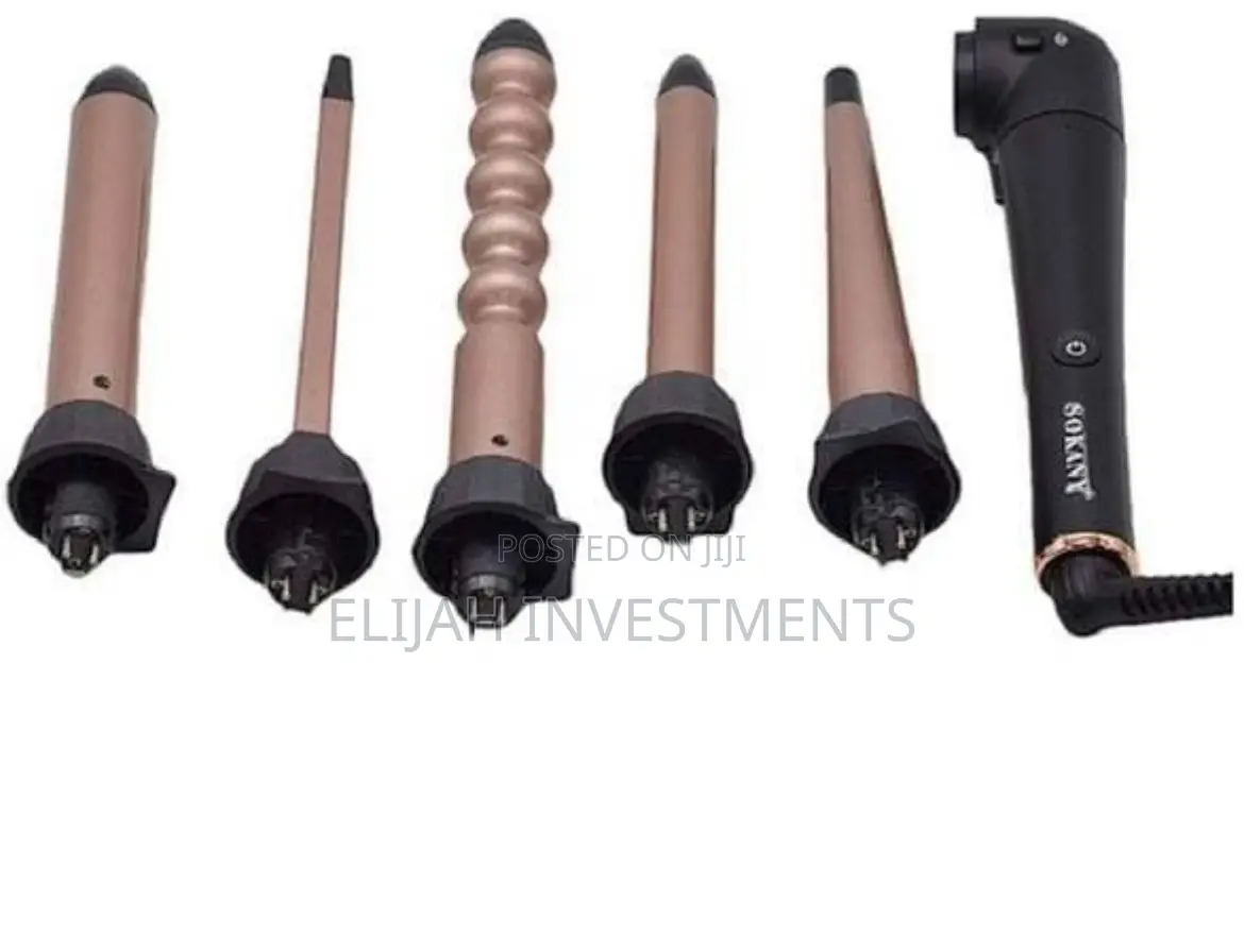 5in1 Multifunctional Interchangeable Ceramic Hair Curler Set