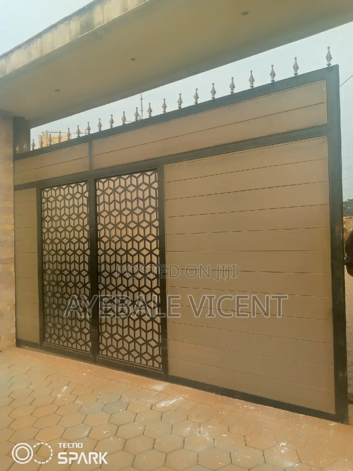 Sliding Main Gate for Perimeter Wall