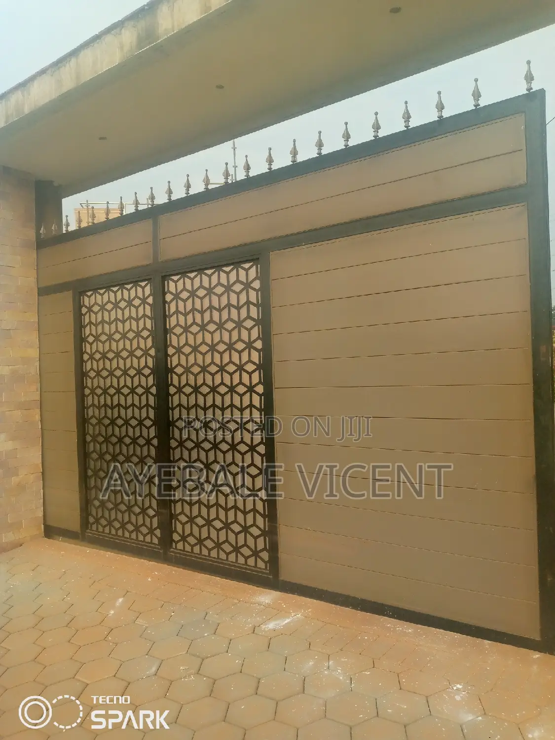 Sliding Main Gate for Perimeter Wall
