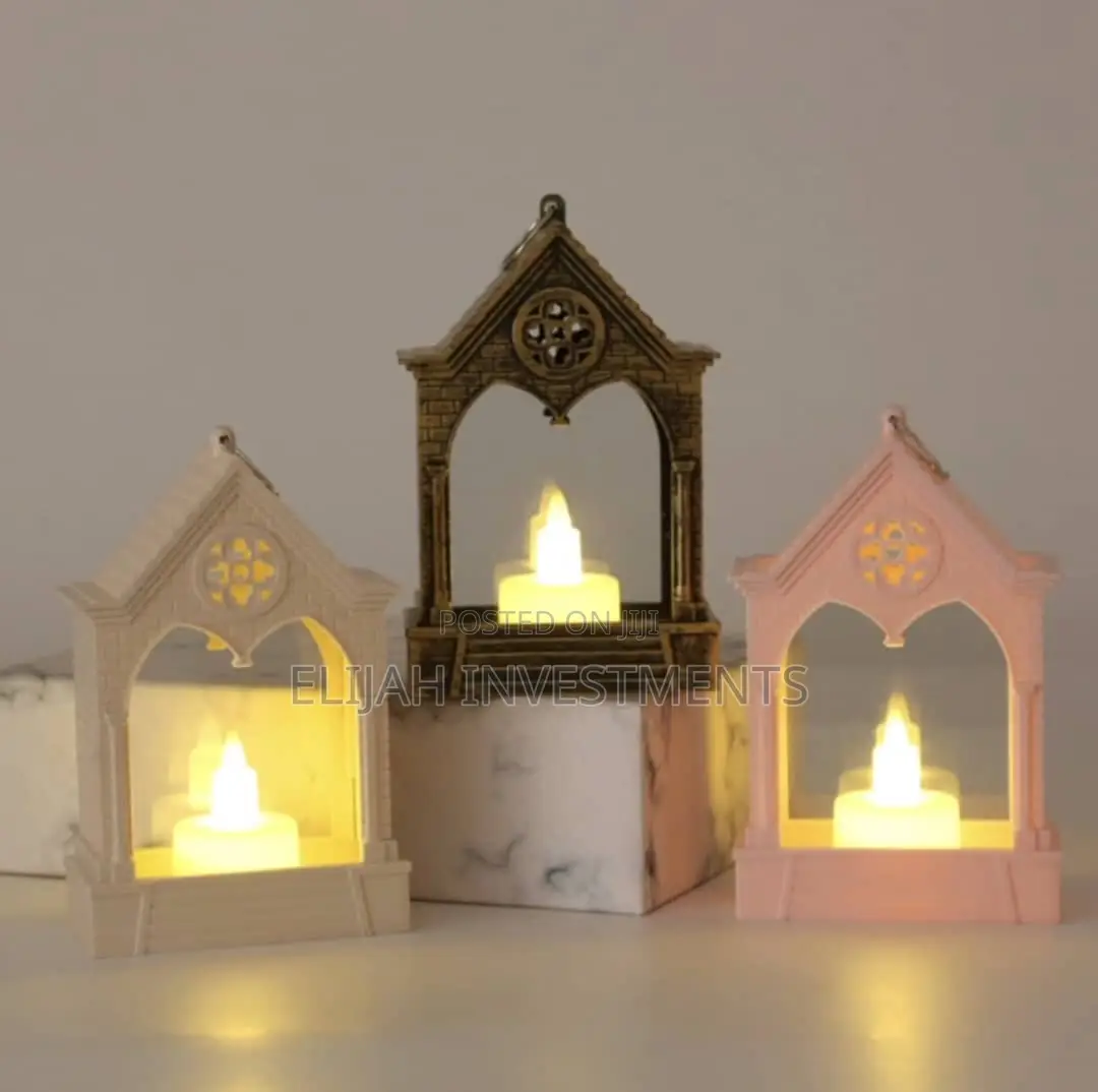 1pc Mini Plastic LED Candle Lantern