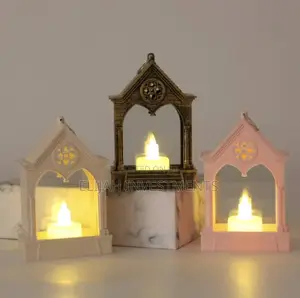 1pc Mini Plastic LED Candle Lantern