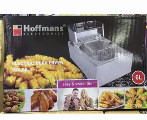 6l Hoffmans Electric Deep Fryer Stainless Steel - Silver