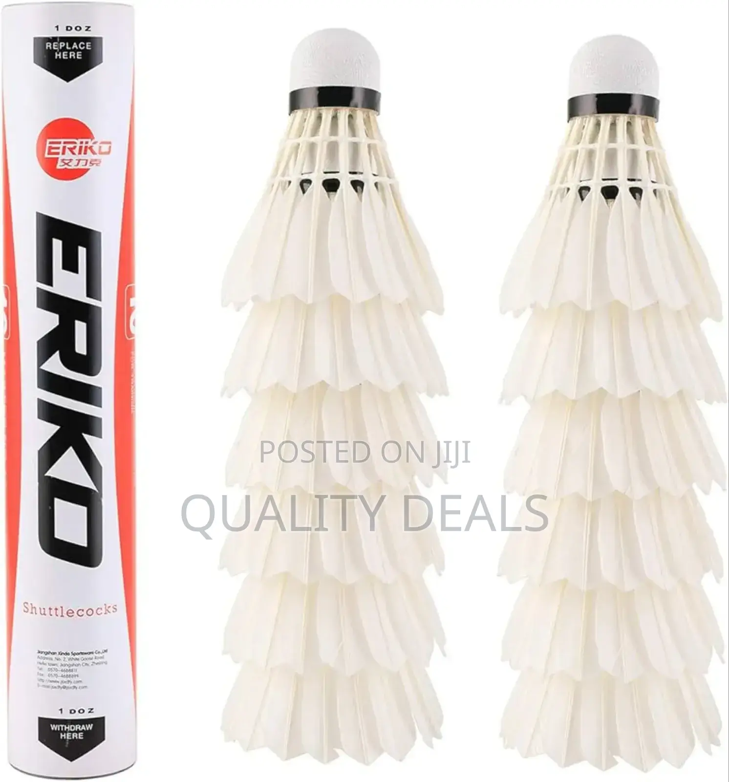 12 Piece Pack Feather Badminton Shuttlecocks