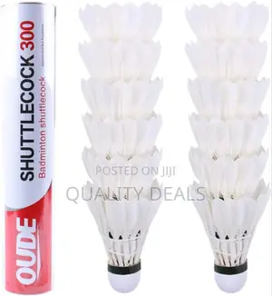 12 Piece Pack Feather Badminton Shuttlecocks