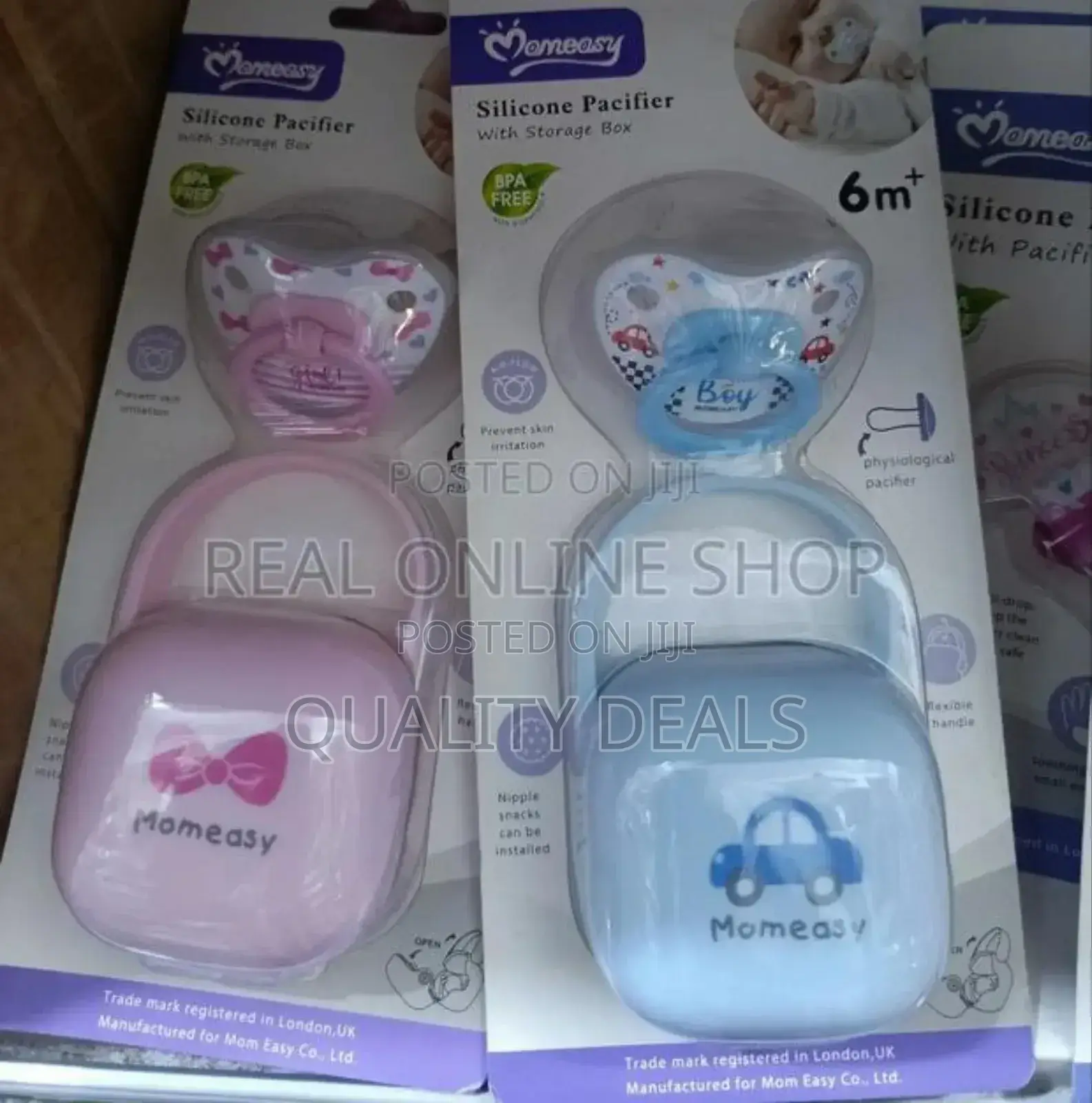 Baby Silicone Pacifier With Storage Box