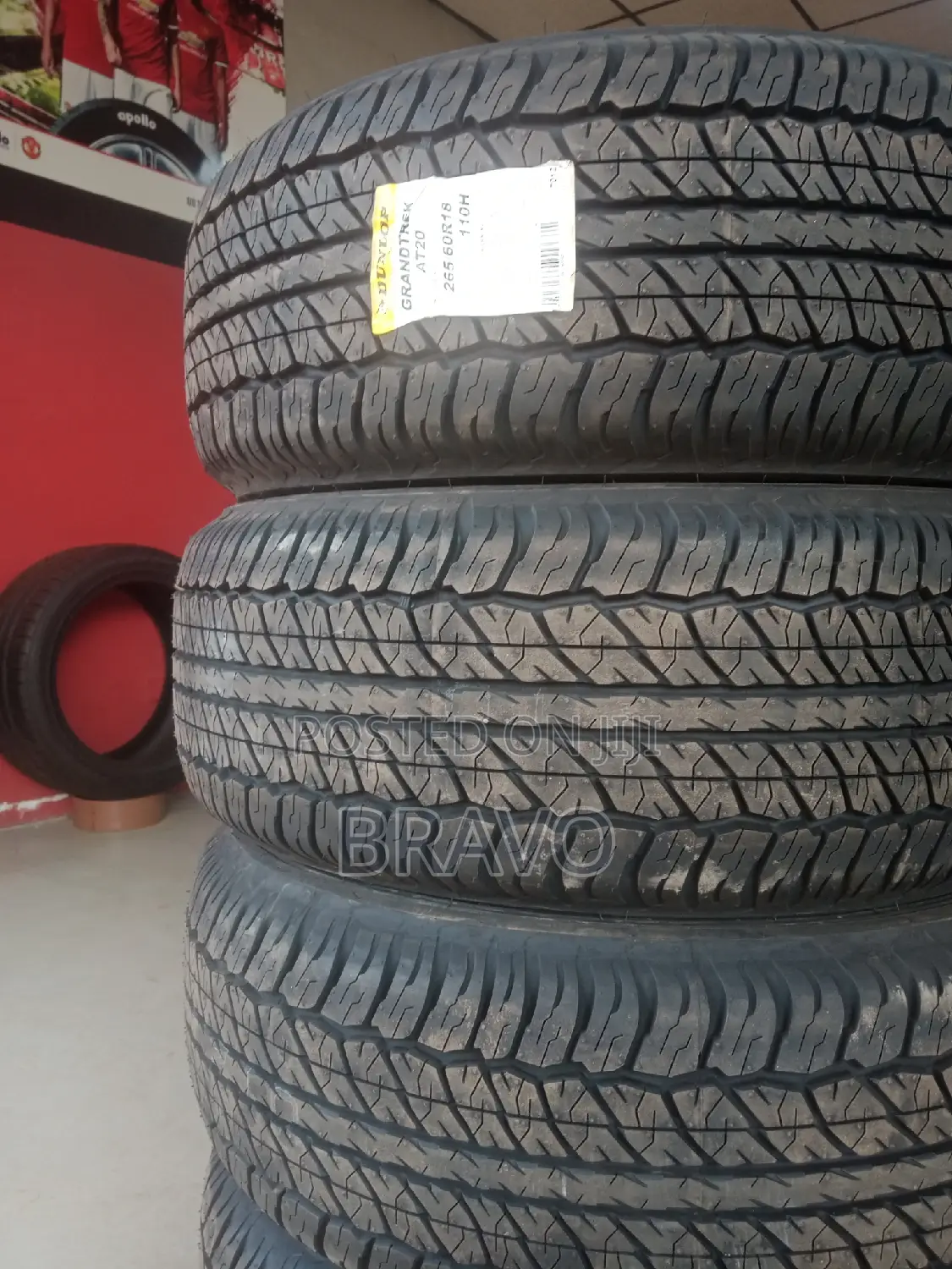265/60r18 AT 20 Dunlop From Japan.