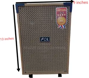 FNL Amplified Portable Speaker - Size 9 × 8 × 13 Inches
