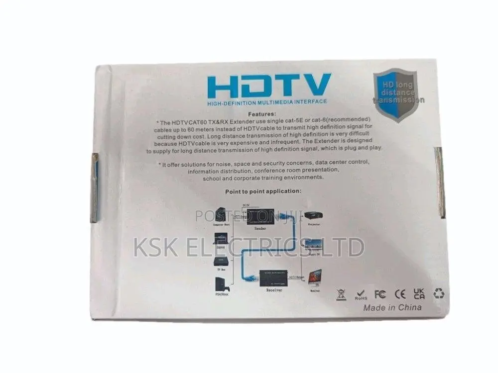 Hdmi Extender, for Networking 60 Meters