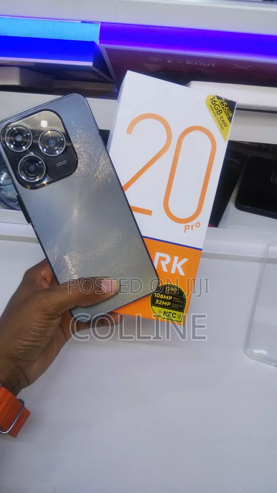 New Tecno Spark 20 Pro 256 GB Black