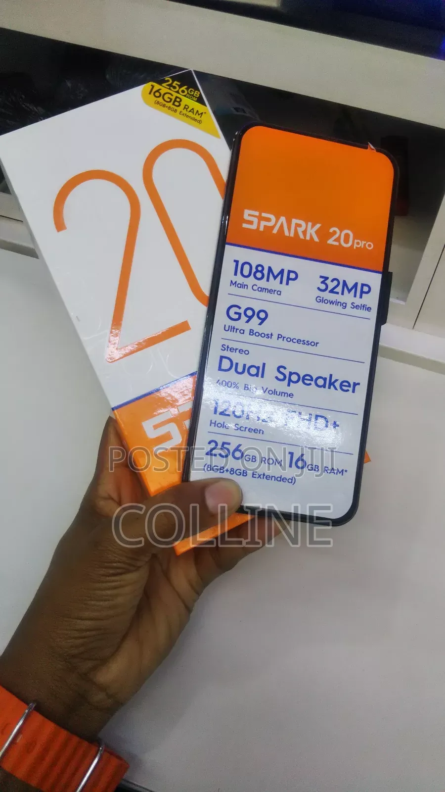 New Tecno Spark 20 Pro 256 GB Black