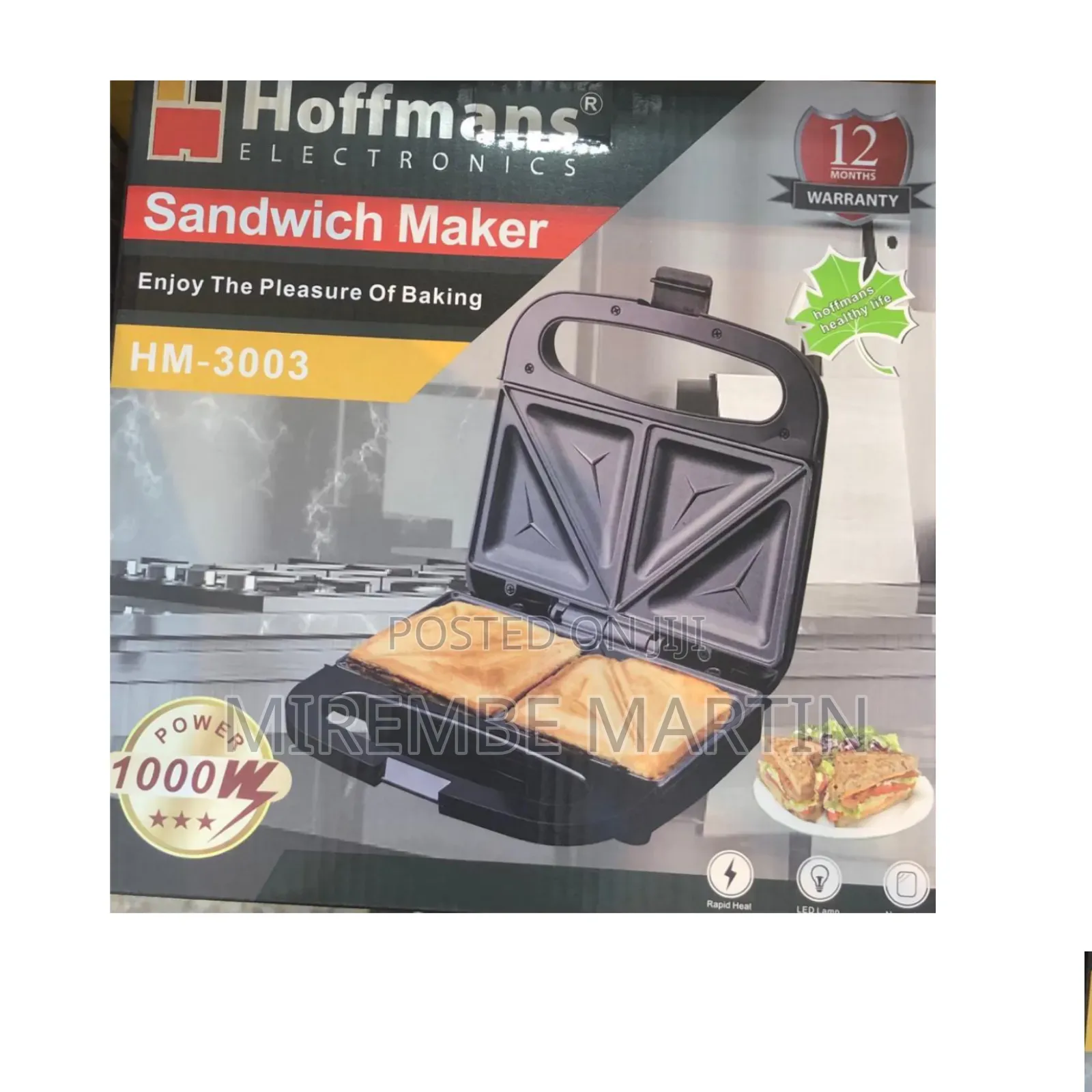 Hoffmans Electric Sandwich Maker.