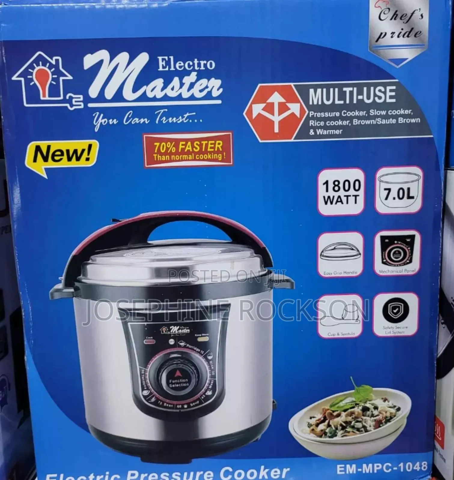 Master Digital Electric Pressure Cooker/6l Pressure Cooker