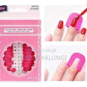 Reusable Nail Polish Guide Diy Nails Supplies- Pink