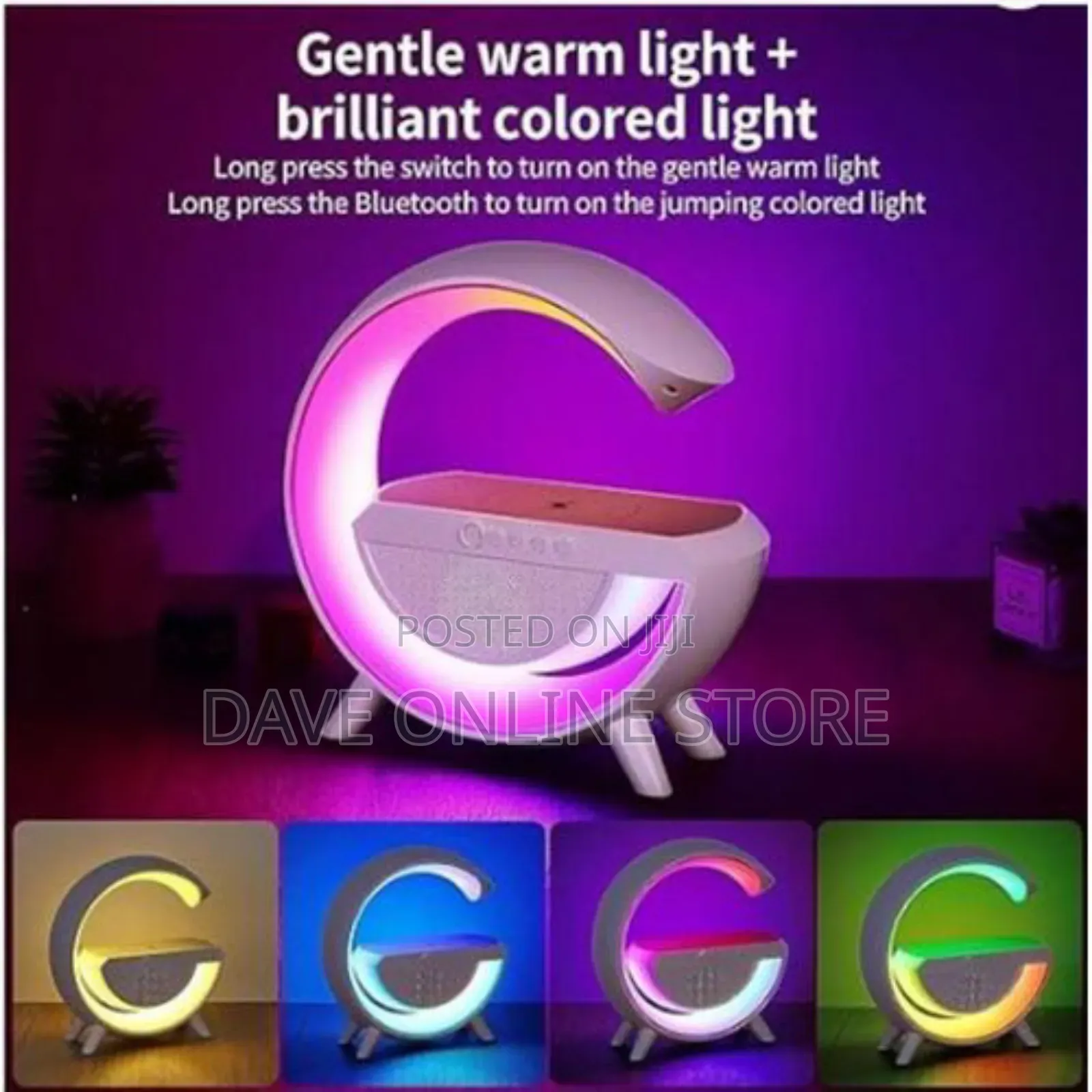 5-in-1 Bluetooth Speaker, Wireless Phone Charge, FM Radio,