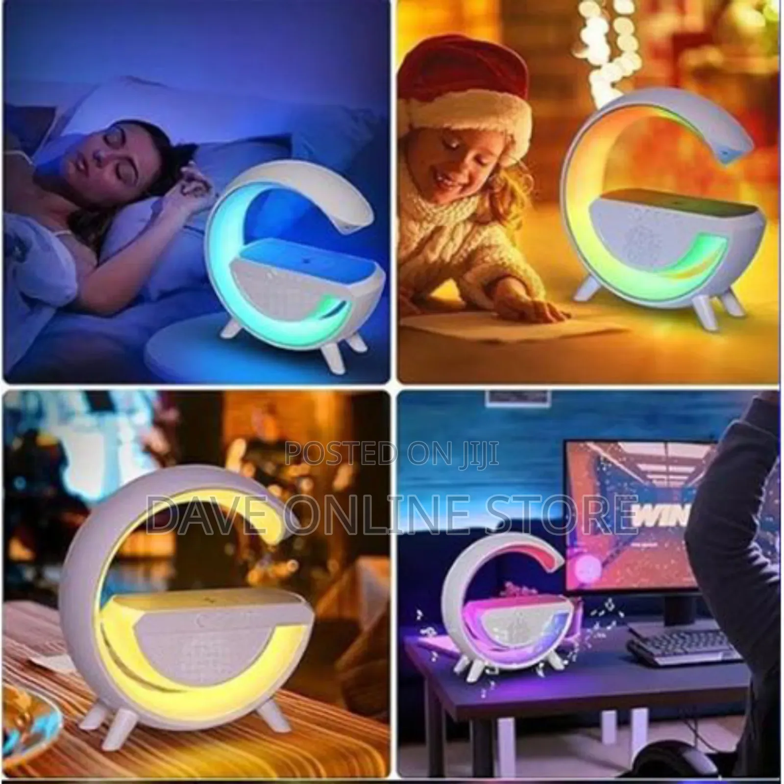 5-in-1 Bluetooth Speaker, Wireless Phone Charge, FM Radio,
