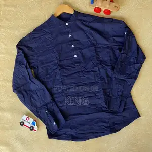 Plain Half Colar Men's Shirt
