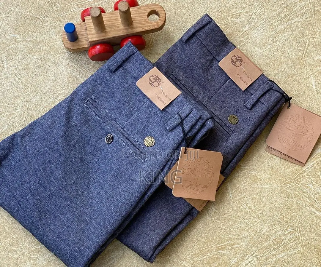 Kaki Trousers. Men's Classic Fit