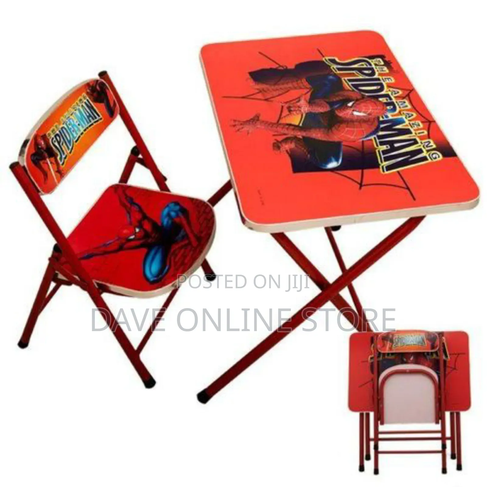 Foldable Characters Kids Table and Chairs